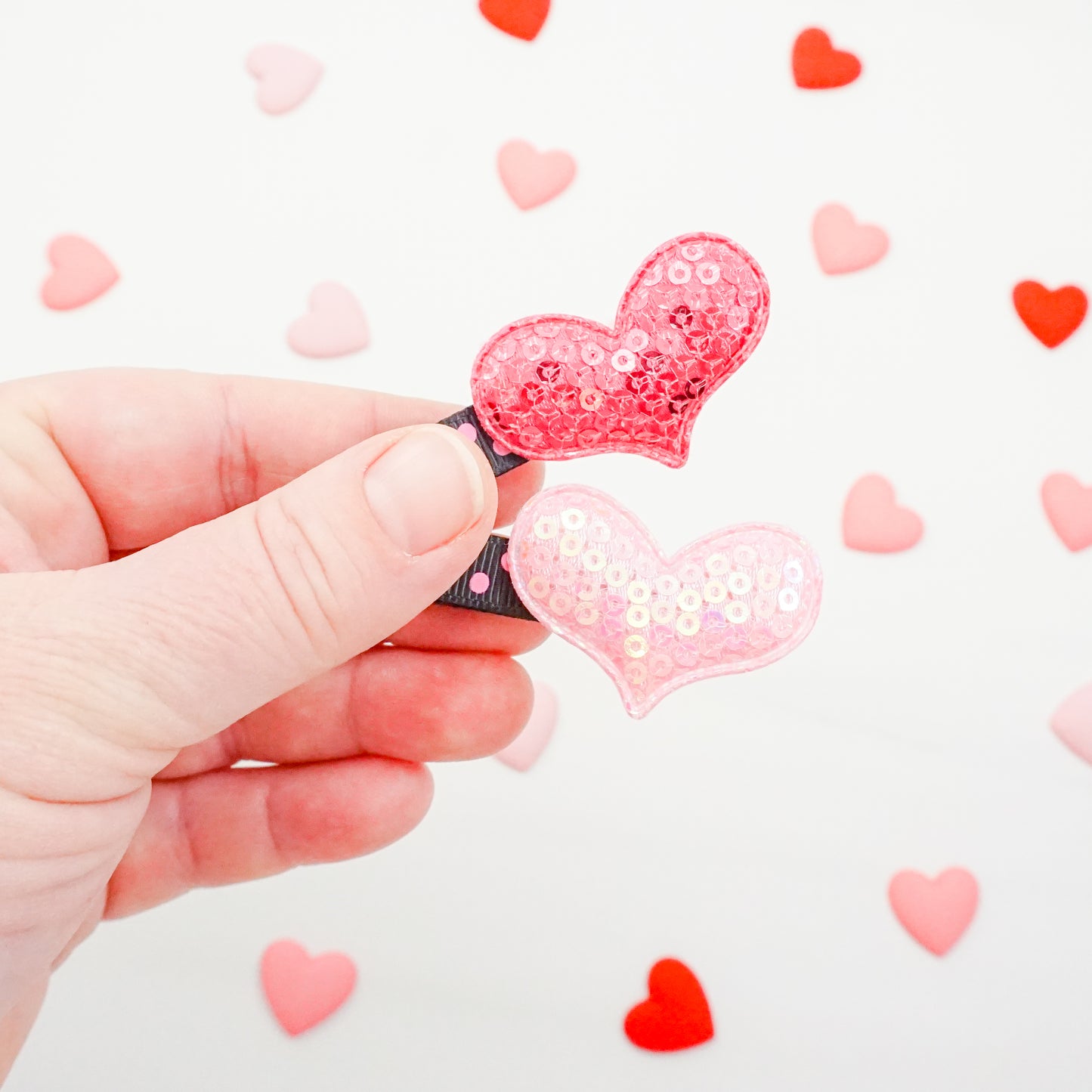 Heart Alligator Clips - Pack of 4, picked at random