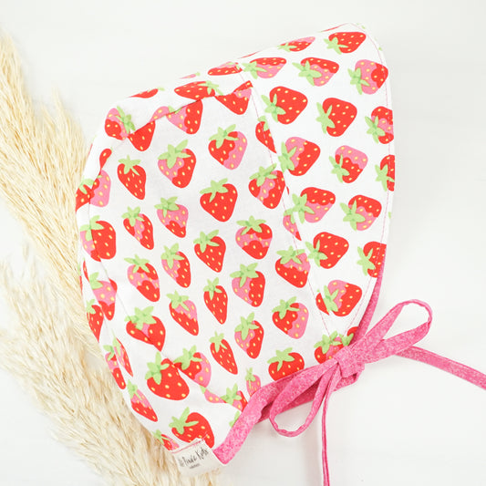 Bonnet - Berry Sweet - Size 1-2 years (Ready to Ship)
