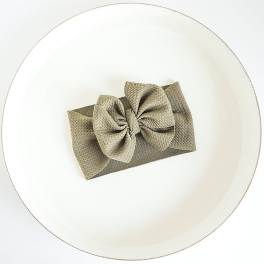 Messy Headwrap - Olive