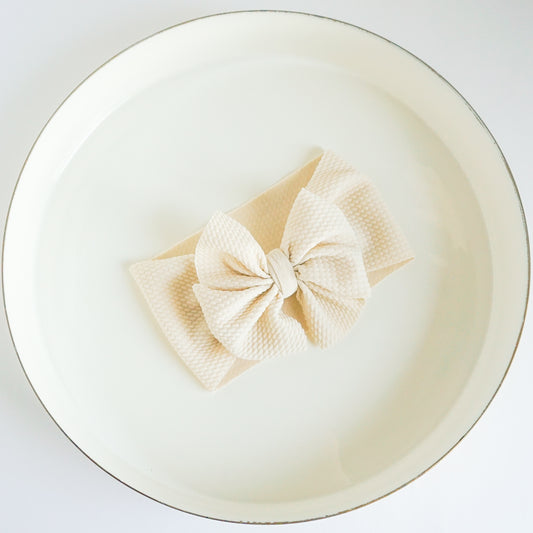 Messy Headwrap - Bone