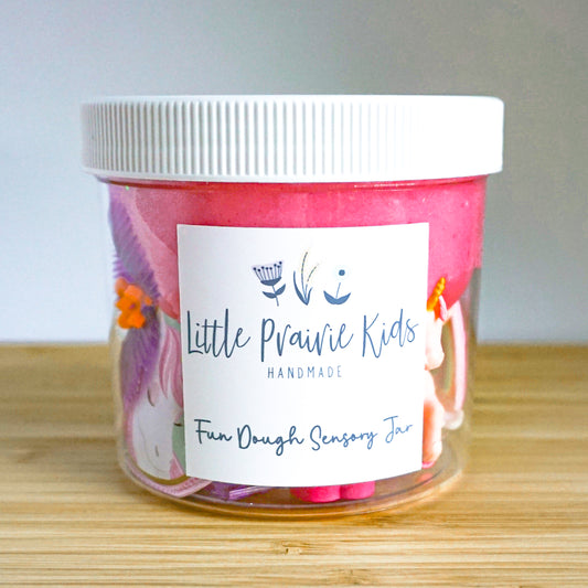 Fun Dough Sensory Jar - Unicorn Theme