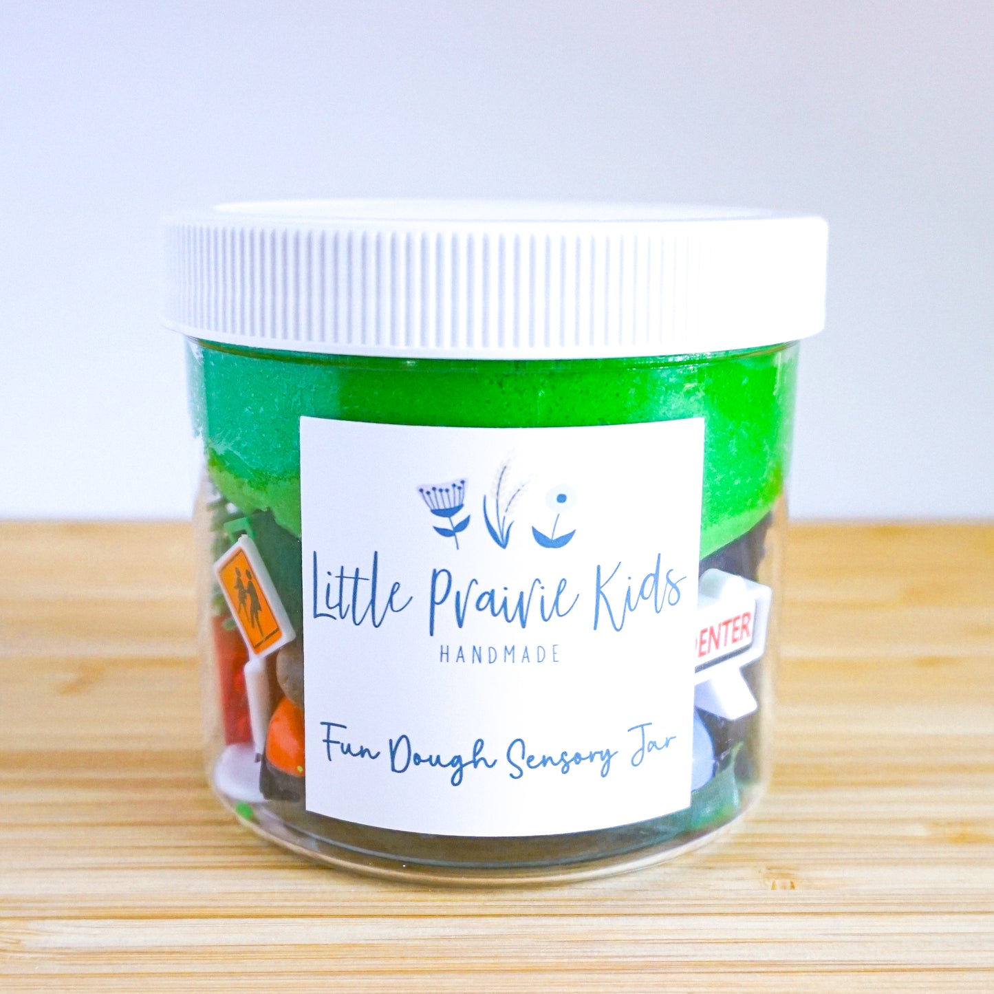 Fun Dough Sensory Jar - Car Theme