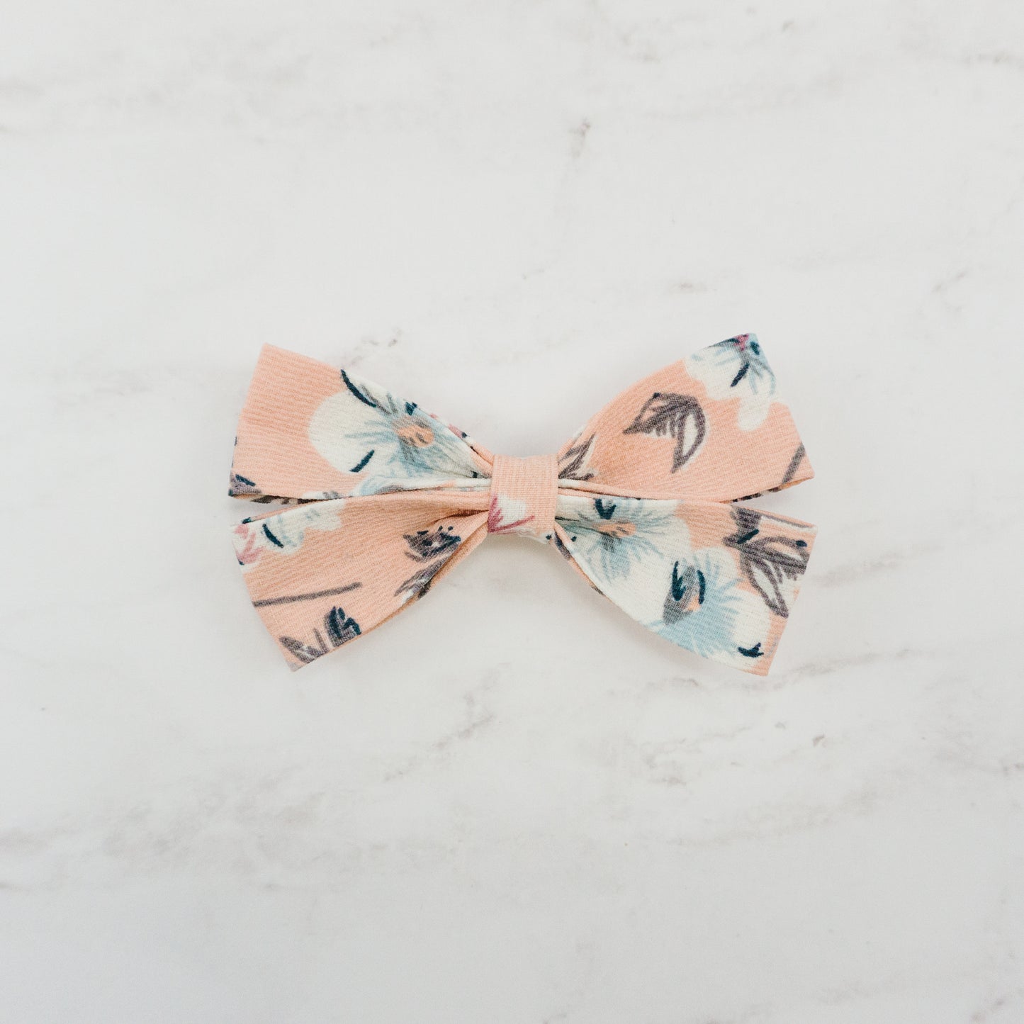 Daisy Bow - Navy Floral, Mustard Floral, Ivory Floral, Peach Floral