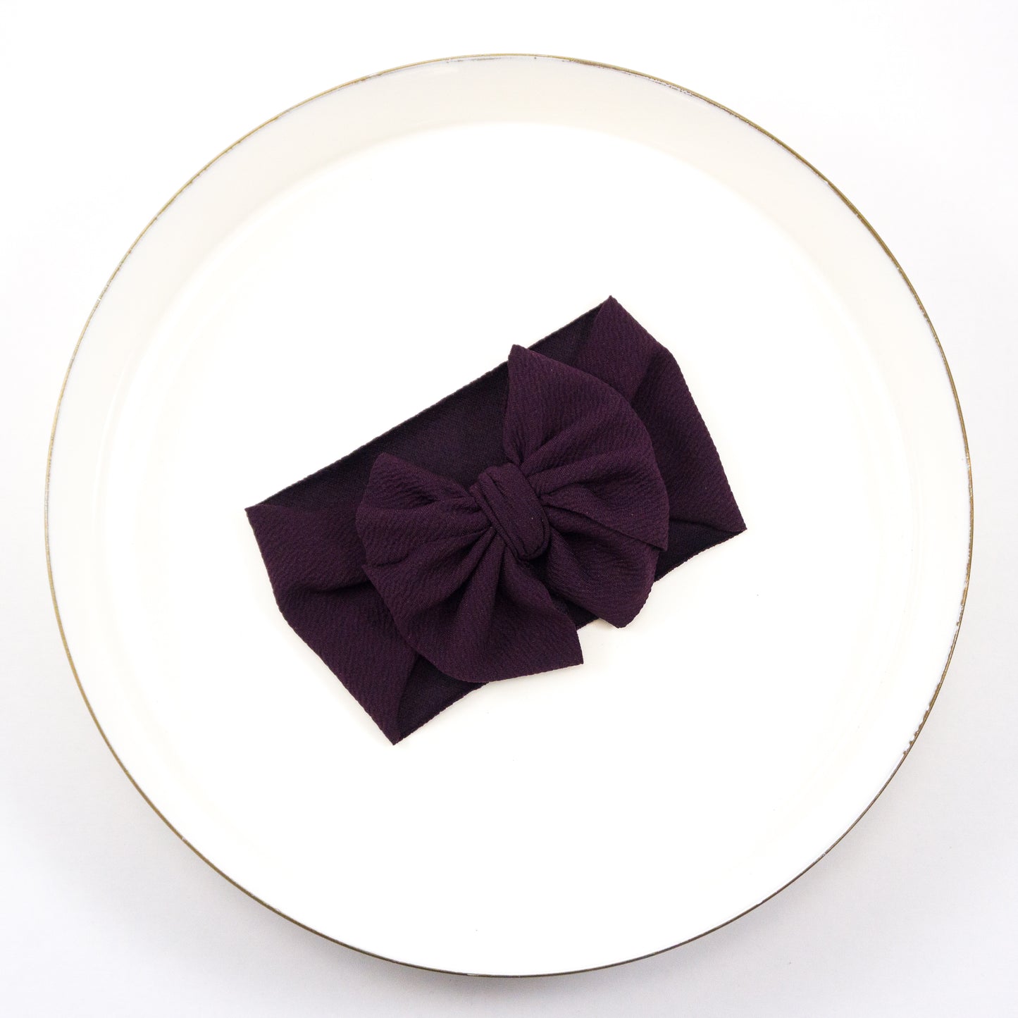 Messy Headwrap - Plum