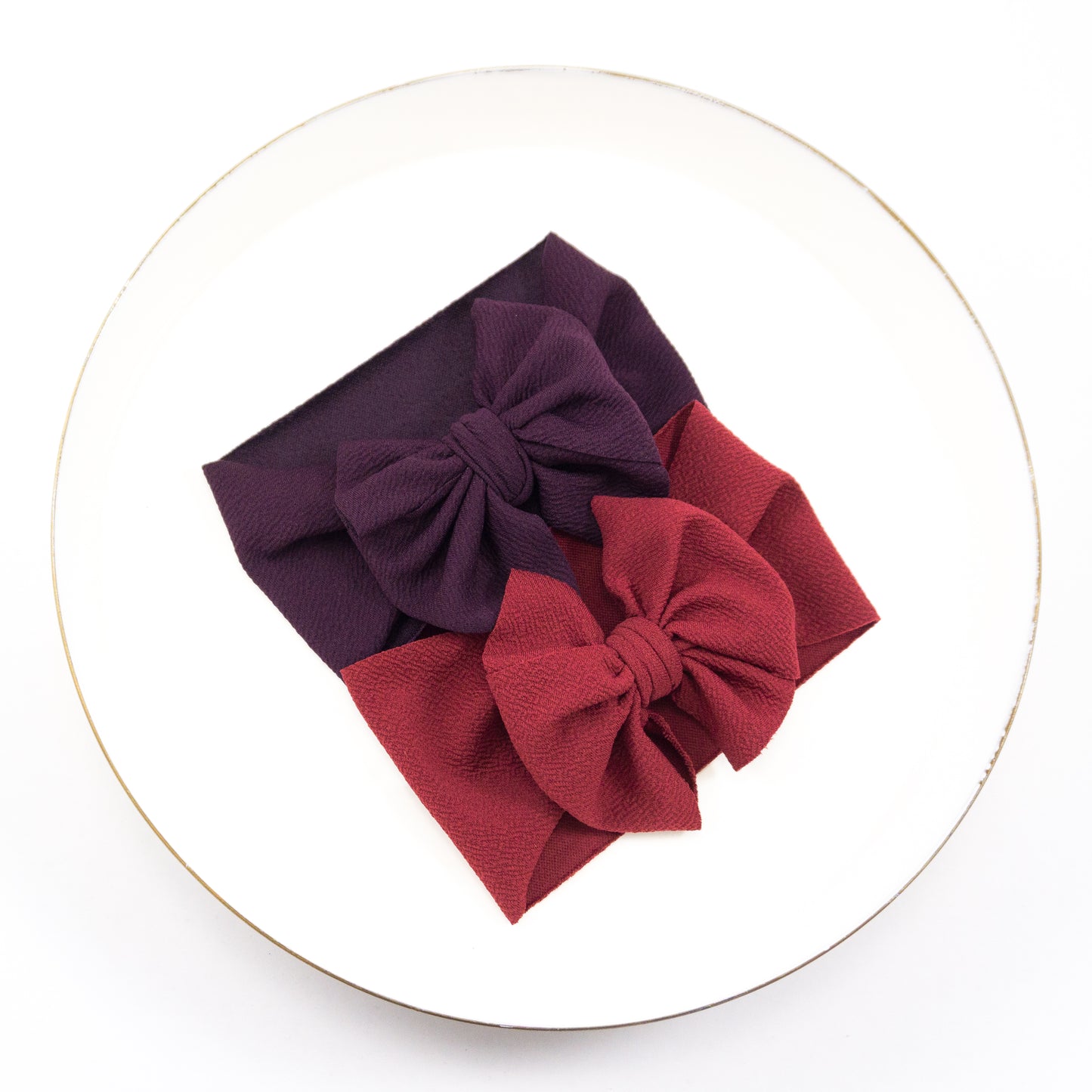 Messy Headwrap - Plum