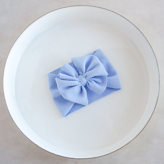 Messy Headwrap - Sky Blue