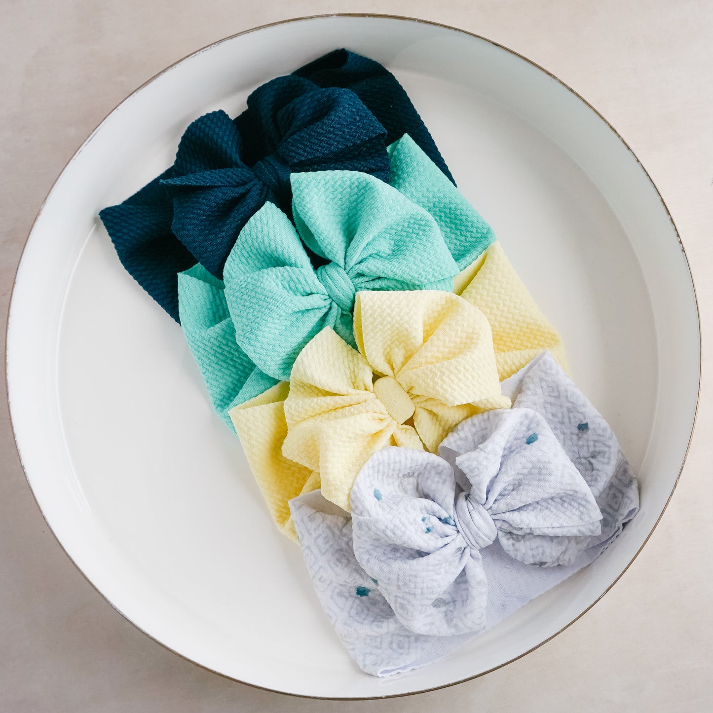 Messy Headwrap - Teal Floral