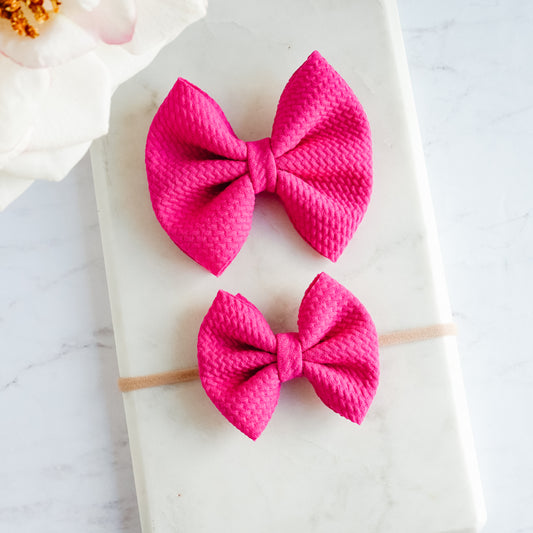 Liverpool Bow - Raspberry