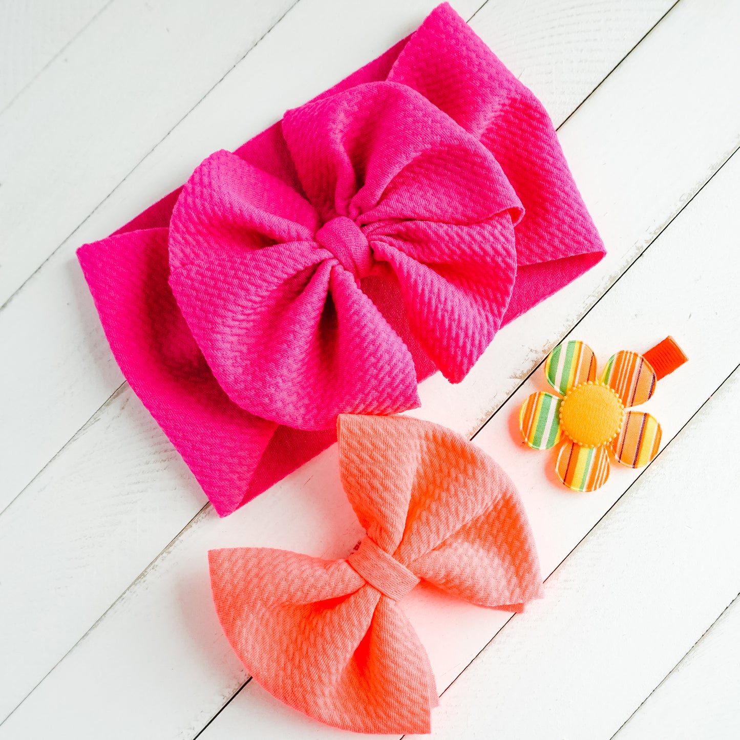 Liverpool Bow - Neon Coral