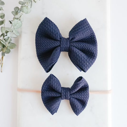 Liverpool Bow - Navy
